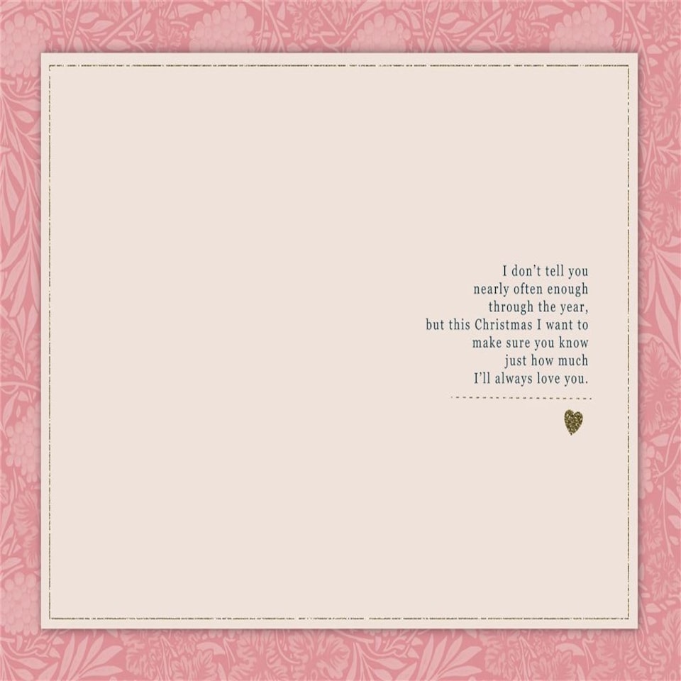 image 1 of Elegant Design Wife Christmas Card