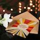 image 4 of Modern Abstract Sunburst Rays For Him Her Birthday Card