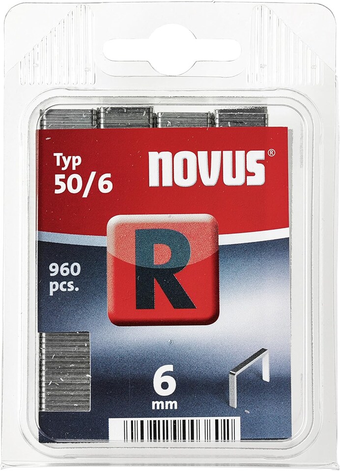image 1 of Novus Typ 50/6 R-6 mm Staples (Pack of 960)