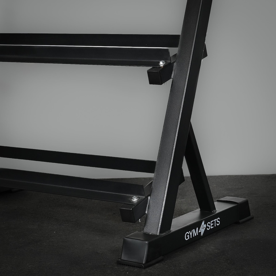 image 1 of GYM SETS 3Tier Dumbbell Storage Rack- ( Double Rack + 2.5-30kg £749.99 / Additional Upgraded Home Bench +£60.00)
