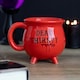 image 3 of Something Different Dead Thirsty Cauldron Ceramic Mug - Red/Black - One Size