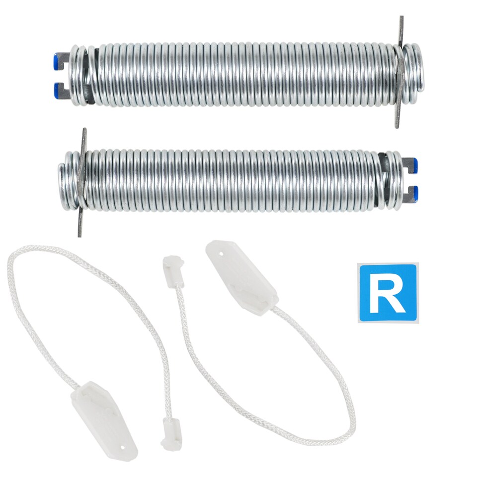 image 1 of SPARES2GO Door Spring Rope Set for Bosch Dishwasher Blue SMI SHE SHX 00754867 00626665