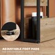 image 6 of HOMCOM Narrow Side Table with Storage, Bedside End Table, Walnut Brown | Brown | Walnut brown