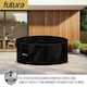 image 9 of Futura Round 128X71cm Waterproof Garden Furniture Cover  600D | Black | Black | 128x71cm | 1