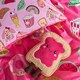 image 3 of OHS Kids Sweetie Pies Reversible Bedding Set Duvet Cover with Pillowcase | Pink | Magenta | Single