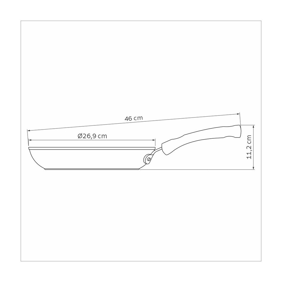 image 1 of Tramontina Non-Stick Frying Pan 26cm - 2.0l