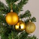 image 1 of Deep Gold Baubles (10cm, 3 pcs)