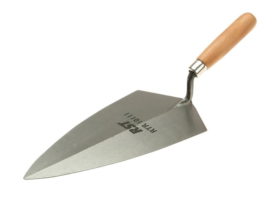 R.S.T. 101 Philadelphia Pattern Brick Trowel Wooden Handle 10In