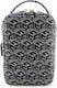 image 4 of Guess GCube Stripe Metal Logo Organizer Travel Bag Black - GUHBHGCFSEK