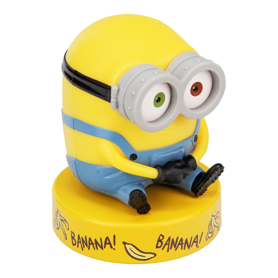 image 1 of Minions Bob Mini 3D Icon Light – Officially Licensed LED Figurine Lamp, Collectible Décor, Paladone