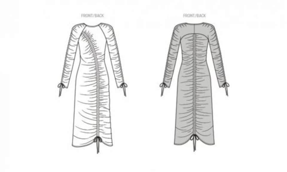 image 1 of Know Me 2049 Paper Sewing Pattern – Women’s Dress, Size Y5 (18–20–22–24–26), Easy