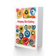 image 2 of Kandinsky Style Bright Colourful Abstract Birthday Card