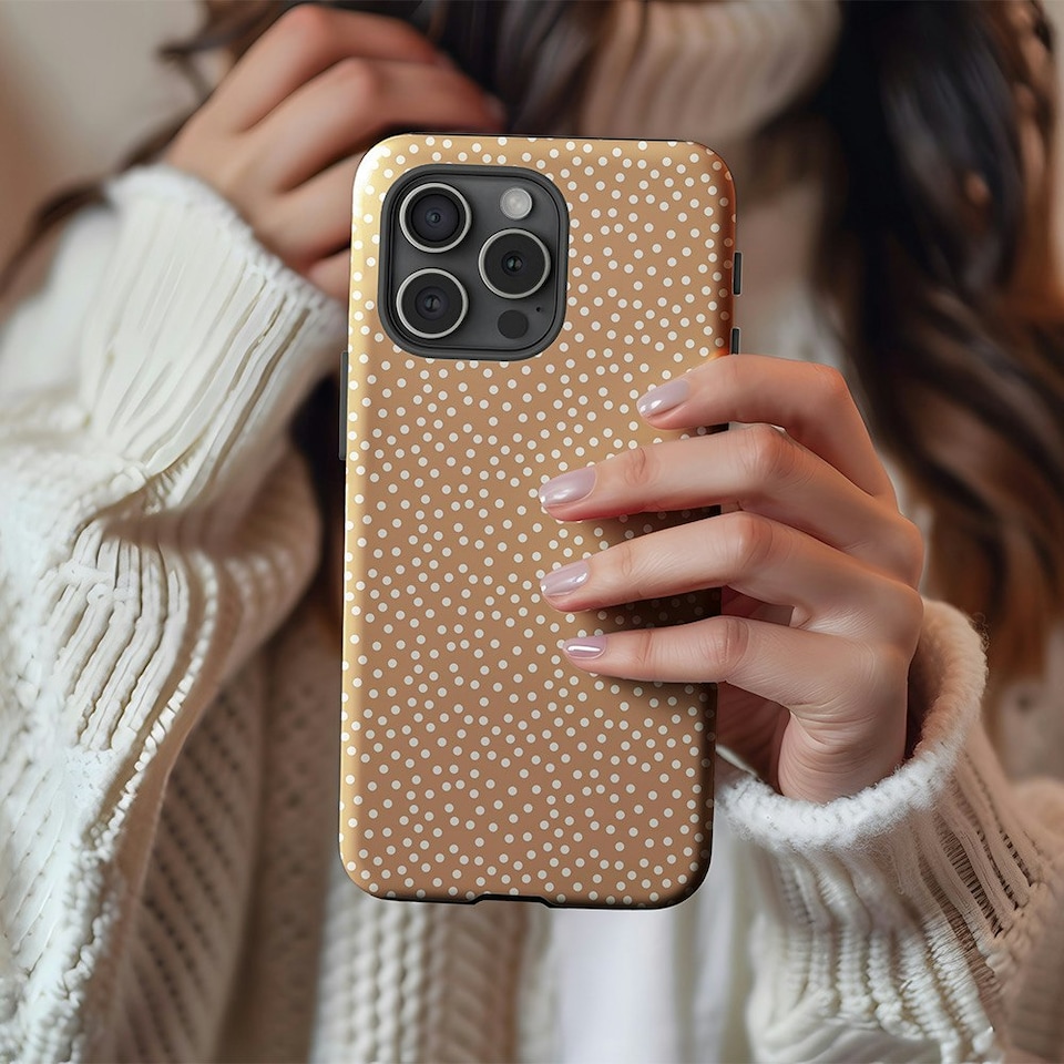 image 1 of Caramel Dot Phone Case | Brown | iPhone 16 Pro Max
Slim | iPhone 16 Pro Max
Slim