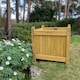 image 5 of Square Wooden Garden Planters in Tan - Pack of 2