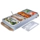 image 1 of Cooks Professional 5-Section Buffet Warmer 9.6L with Hotplate Function | Grey | 5-Section