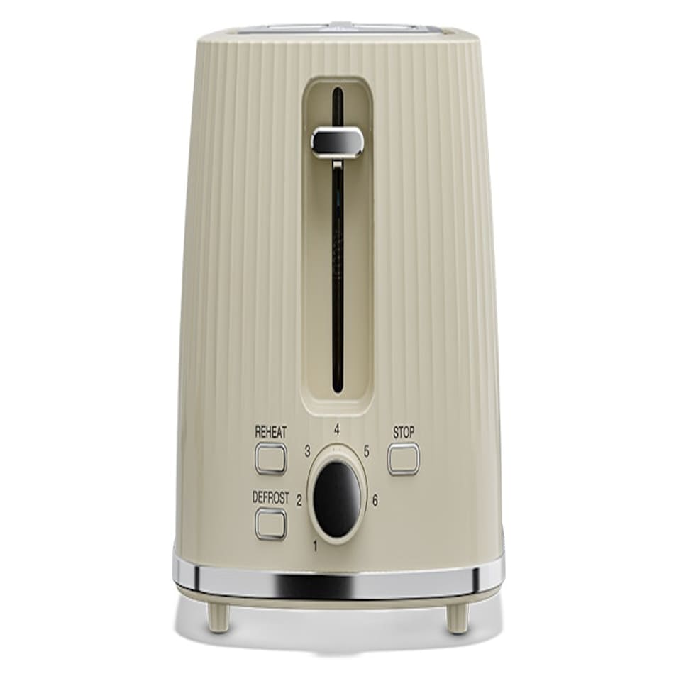 image 1 of Cello Textured Cream 2 slice Toaster Cream | 2 Slice