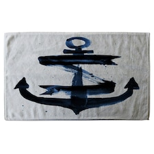 Watercolour Anchor (Kitchen Towel)