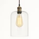 image 1 of CGC Lighting Marinda Clear Glass Cylinder Lampshade