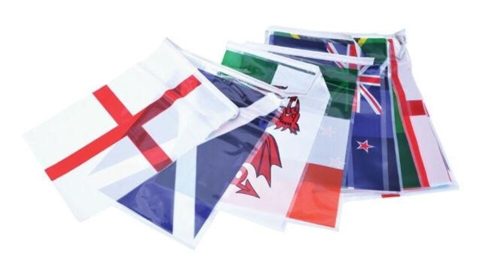 image 1 of Rugby World Cup Multi Nation Party Bunting Football Buntings