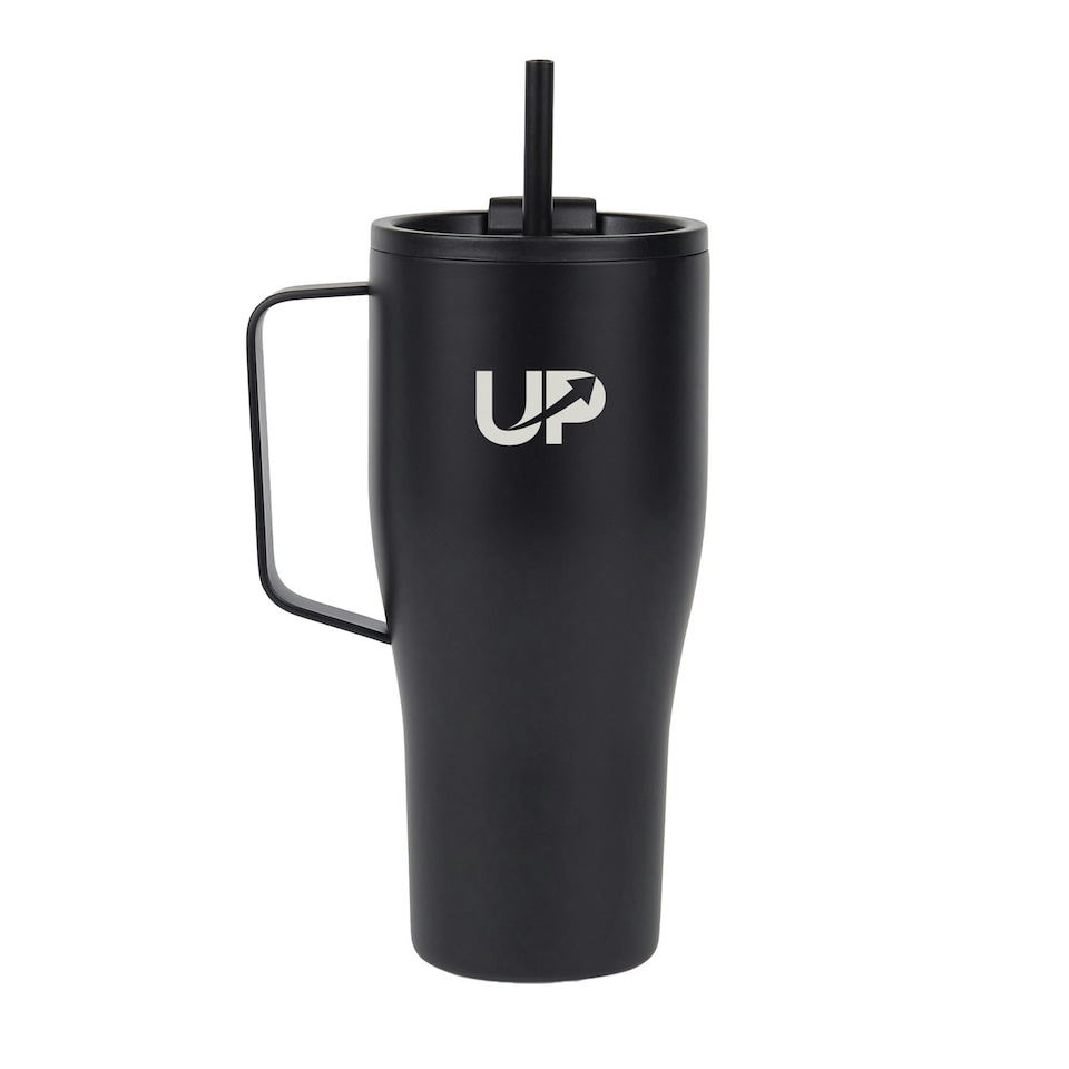image 1 of Vinga Eos Voyager Recycled Stainless Steel 800ml Bottle - Black - One Size Black