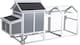 image 4 of Actiaspet - Large Wooden Chicken Coop with Nesting Box and Wheels | Outdoor Hen House for Garden Use