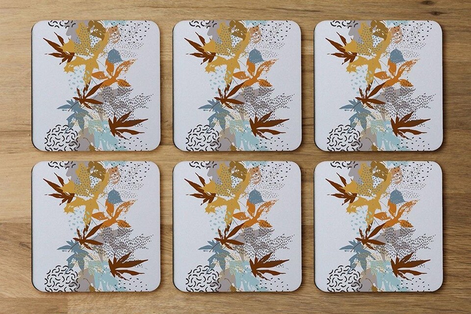 image 1 of Japanese leaves (Coaster)