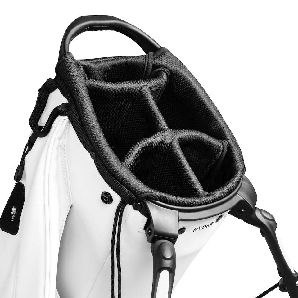 image 1 of Ryder S-Class Golf Bag - White