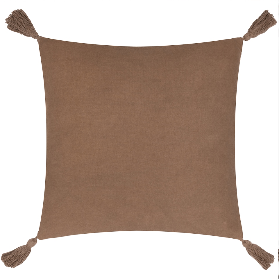 image 1 of Yard Larch Woven Cushion, Cocoa, 45 x 45cm