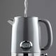 image 4 of Daewoo Denver Retro Kettle and Toaster Set 1.5L 3000W & 4-Slice Grey | Smoked Grey | 4-slice