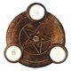 image 1 of Pentagram Tea Light Holder - Wood - One Size