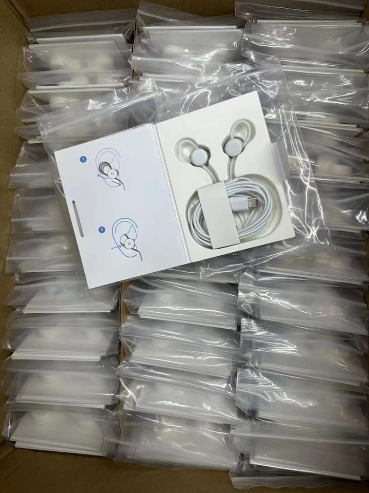 image 1 of Official Google Pixel Type-C Headphones For Pixel 9,  8, 8 Pro, 7, 7 Pro, 6Pro, 5, 4 GOOGLEHANDSFREE