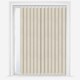image 1 of 120cm Cream Dimout Vertical Blind 89mm Slats 140cm Drop | Cream | Cream