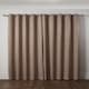 image 3 of Metro Thermal Blackout Eyelet Curtains 116cm x 183cm Taupe | Brown | Natural