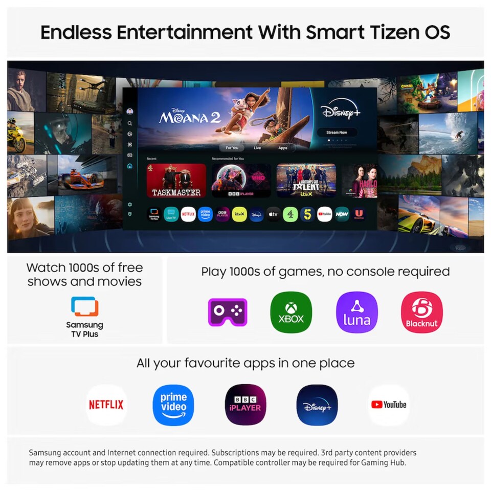 image 1 of Samsung 55" Inch 4K OLED Vision AI Smart TV S85F - QE55S85F(2025)