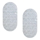 image 1 of Showerdrape Hyrdro Anti Slip Glitter PVC Bath Mat 68cm x 38cm - 2 Set | Grey | Glitter | 2