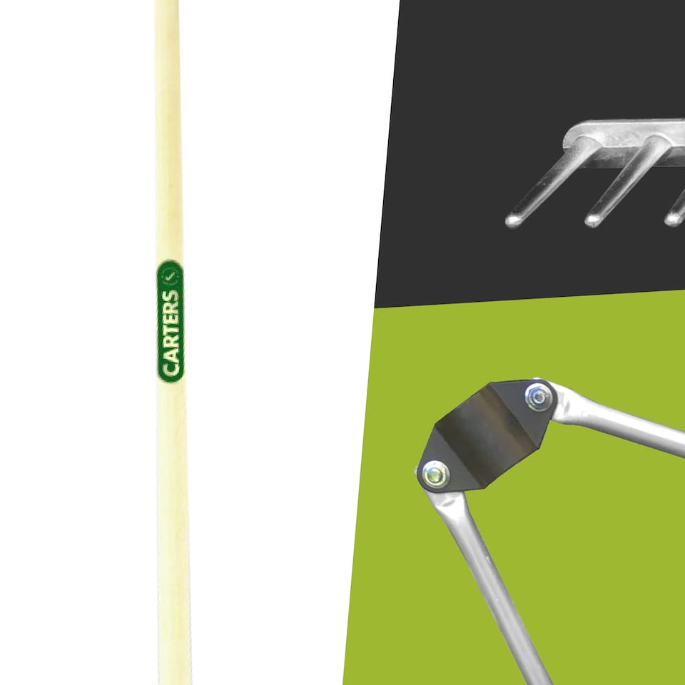 image 1 of Pegdev 18T Aluminium Landscape Rake Gloves Set