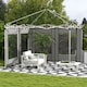 image 2 of Outsunny 3x3(m) or 3x6m Pop Up Gazebo Side Panels with Windows, Grey