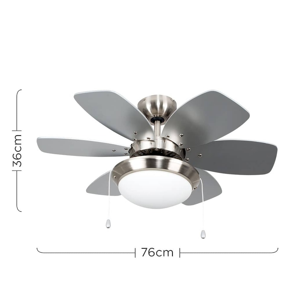 image 1 of ValueLights Spitfire 30 Inch Ceiling Fan with Remote Control
