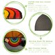 image 3 of Nicola Spring Coir Half Moon Door Mat - 60 x 40cm - Rainbow