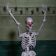 image 7 of 5ft (1.5m) Full Body Halloween Standing Skeleton with Posable Joints & Red LED Eyes