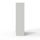 image 7 of FWStyle Lania Ripple Ridged 2 Door 2 Drawer Combination Wardrobe Matt White White