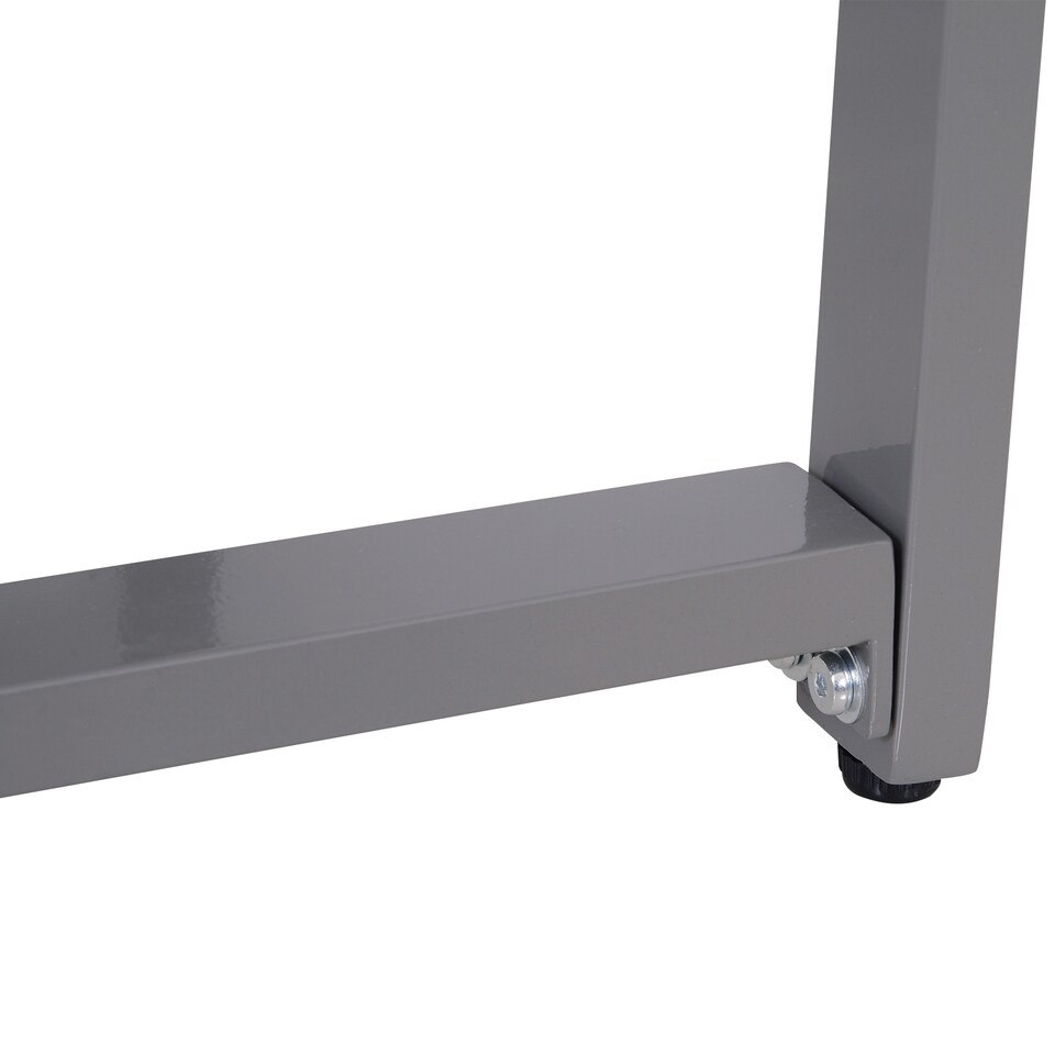 image 1 of Outsunny Rattan End Table Side Coffee Desk Outdoor Patio Wicker Sofa Chat Garden Furniture