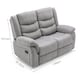 image 6 of Seattle Manual Fabric Recliner 2 Seater Sofa (Grey)