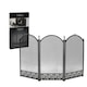 image 1 of JVL Steel Ashford Fire Companion Spark Guard - Black