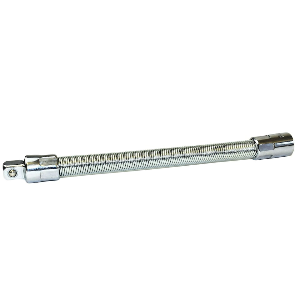 image 1 of 3pc Mixed Drive Flexible Flexi Socket Extension Bar Adapter Set 1/4 3/8 + 1/2