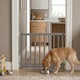image 8 of Safetots Chunky Wooden Screw Fit Stair Gate, Grey, 63.5cm - 105.5cm, Wood Baby Gate, Screw Fit Safety Barrier