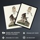 image 2 of Birds Of America Little Owls Audubon Nature Huge Wall Art Print 18X24 In
