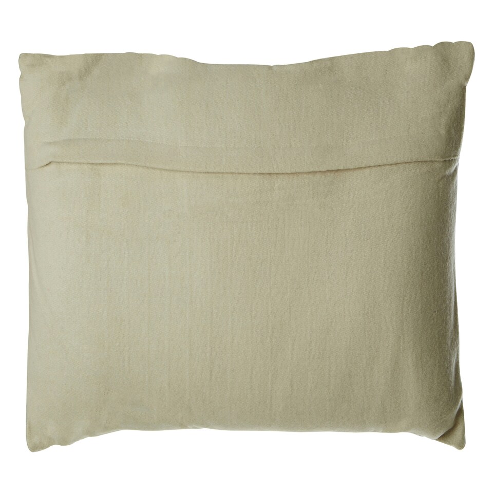 image 1 of Interiors by Premier Rectangular Ivory And Silver Check Cushion Silver