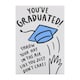 image 1 of Graduation/Congratulations Card for Him/Her/Friend | Throw Your Hat In The Air Design