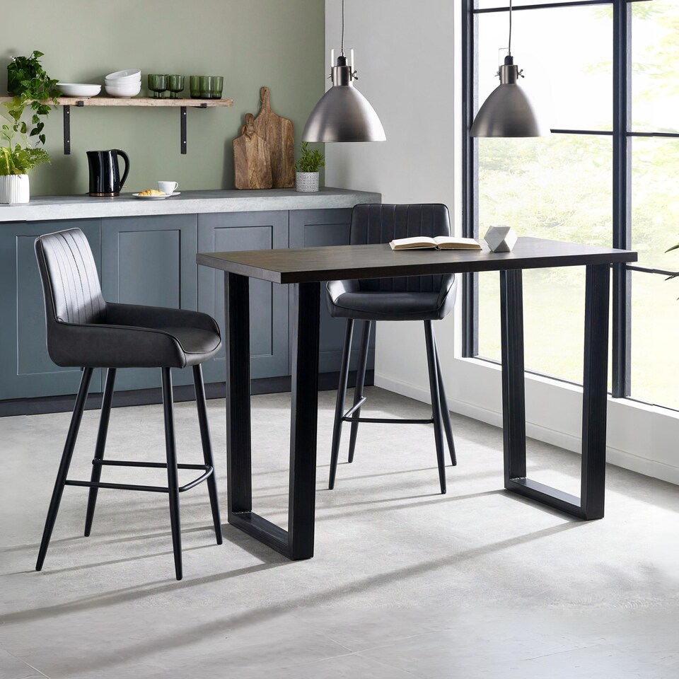 image 1 of Brooklyn Bar Table Dark Oak